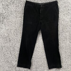 Polo Ralph Lauren Men’s Black Corduroy 38x32 Cotton Ethan Pant Gorpcore Preppy